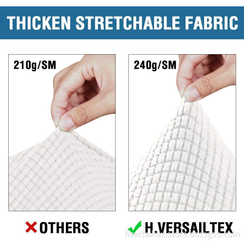 4-Piece Stretch Sofa Cover Individual Cushion Covers